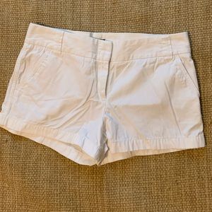 J. Crew, size 6, City Fit, white shorts